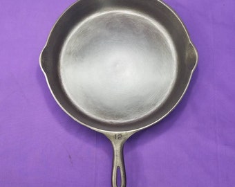 Rare AB&I 15 Cast Iron Milled Bottom Skillet 