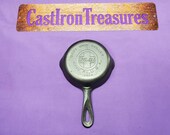 Scarce 2 Griswold Cast Iron Skillet with Smooth Bottom Slant Logo Erie PA USA Clean Smooth 703 Ready To Use Or Display Beautiful Rare