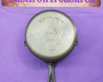 『GRISWOLD』グリスウォルド#1003フライヤー鋳鉄 検/ダッチオーブンWAGNERビンテージ Griswold Deep Fat Fryer Cast Iron 1003 - Etsy