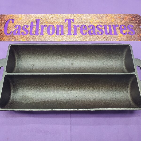 Cast Iron Double Pan Etsy