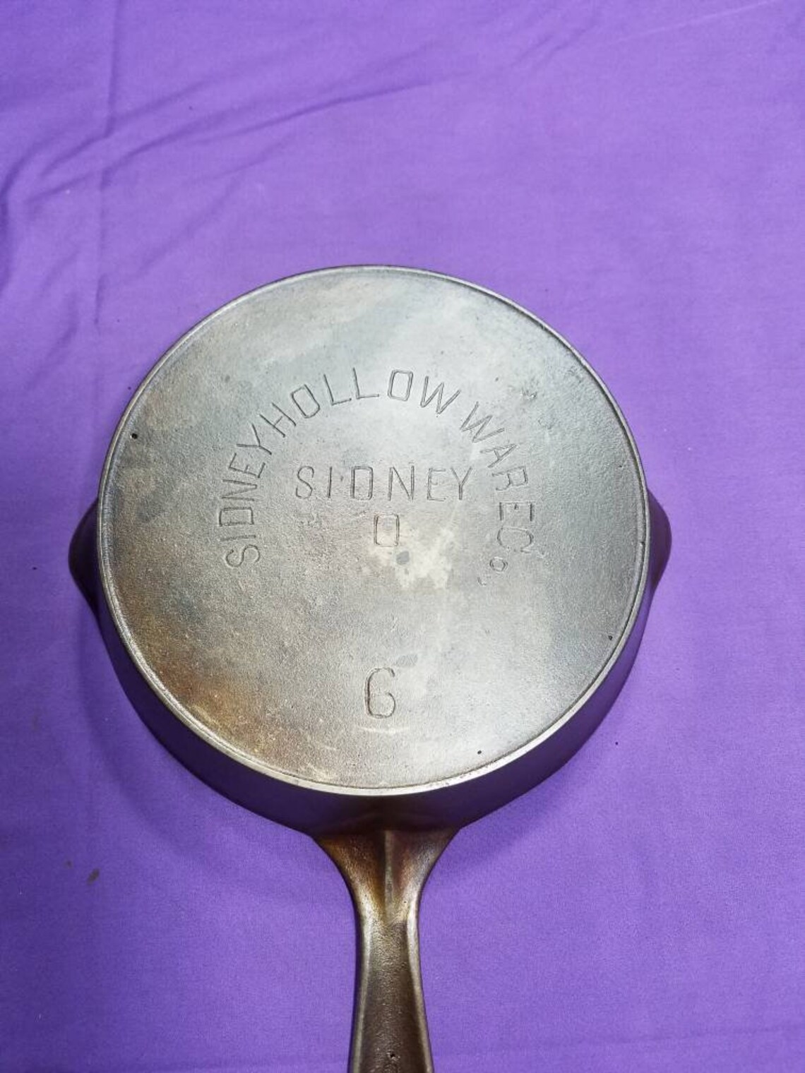 Rare 6 Sidney Hollow Ware Cast Iron Skillet with Heat Ring Etsy