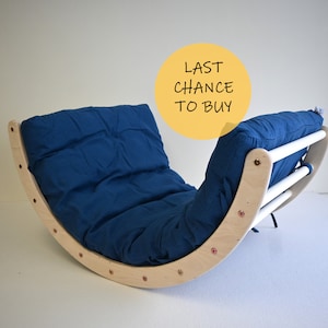 Toddler Climbing Arch with Wool filled cushion: Linen Cover, M-Size