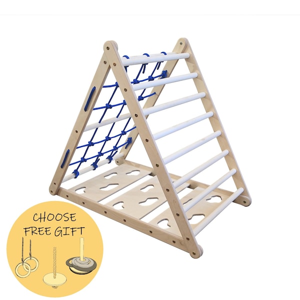 Climb up triangle | Ladder side, Climbing wall side , rope net side | Climbuptoys