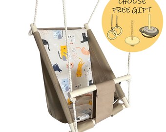 Multifunctional Toddler swings /kids cotton swings, kinder Schaukel aus Bauwolle