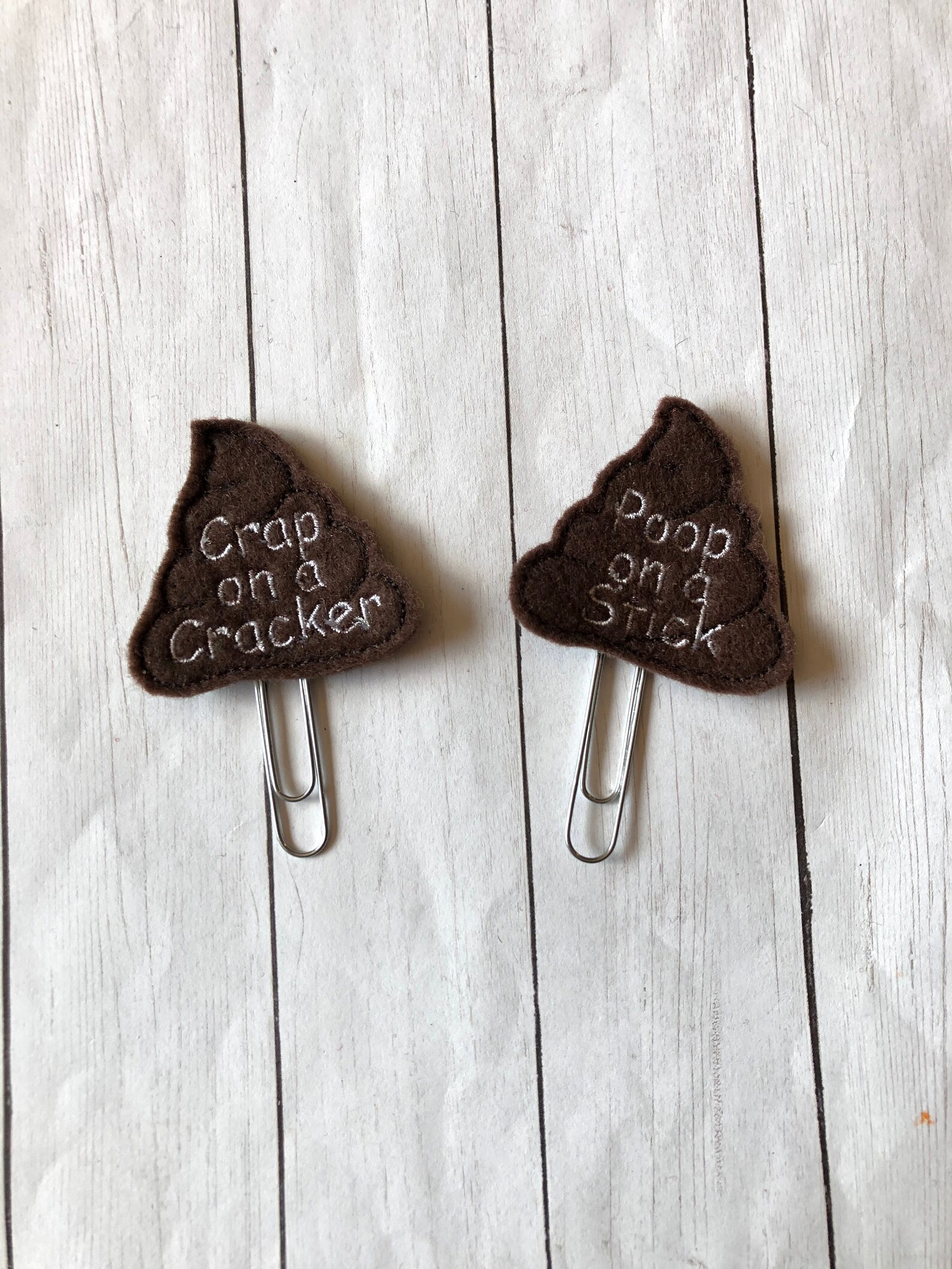Poop Planner Clip. Poop on A Stick Planner Clip. Crap on A Etsy