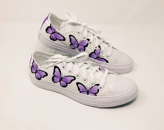 converse butterfly shoes