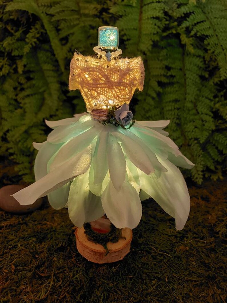 Lighted mini fairy dress