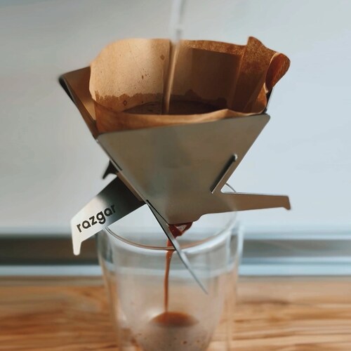 Foldable Pour Over Coffee Maker Cone 