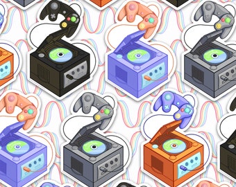Klassische GameCube Aufkleber