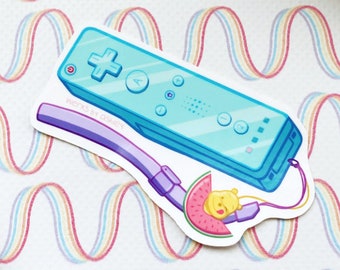 Cute Wii Remote Sticker