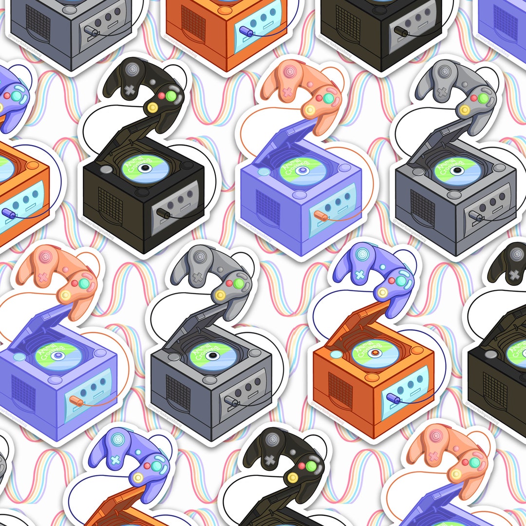 Classic Gamecube Stickers Etsy