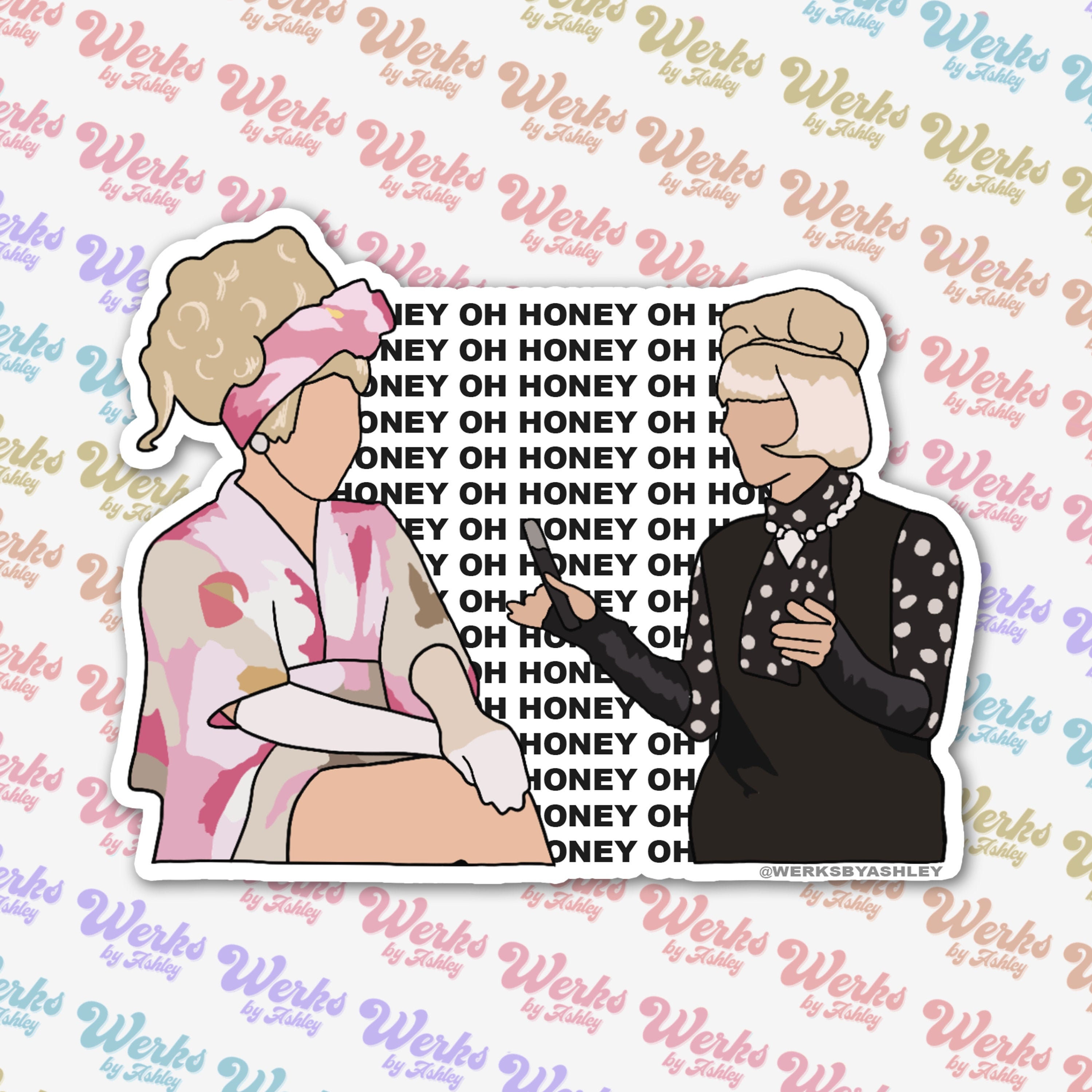 Oh Honey I'm Thanksliving Parody Die Cut Sticker | LookHUMAN