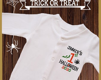 my first halloween sleepsuit