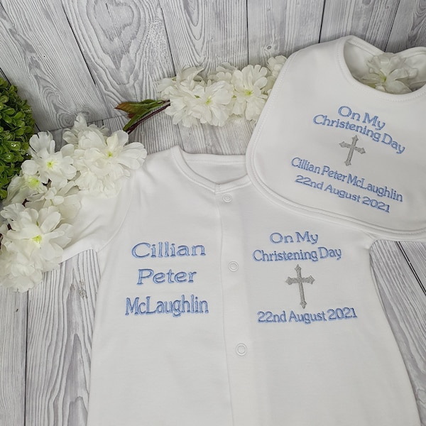 Personalised Christening, Personalised Baptism, Christening Gift, Christening Outfit,On My Christening Day, Baptism Gift, Keepsake, Baptism