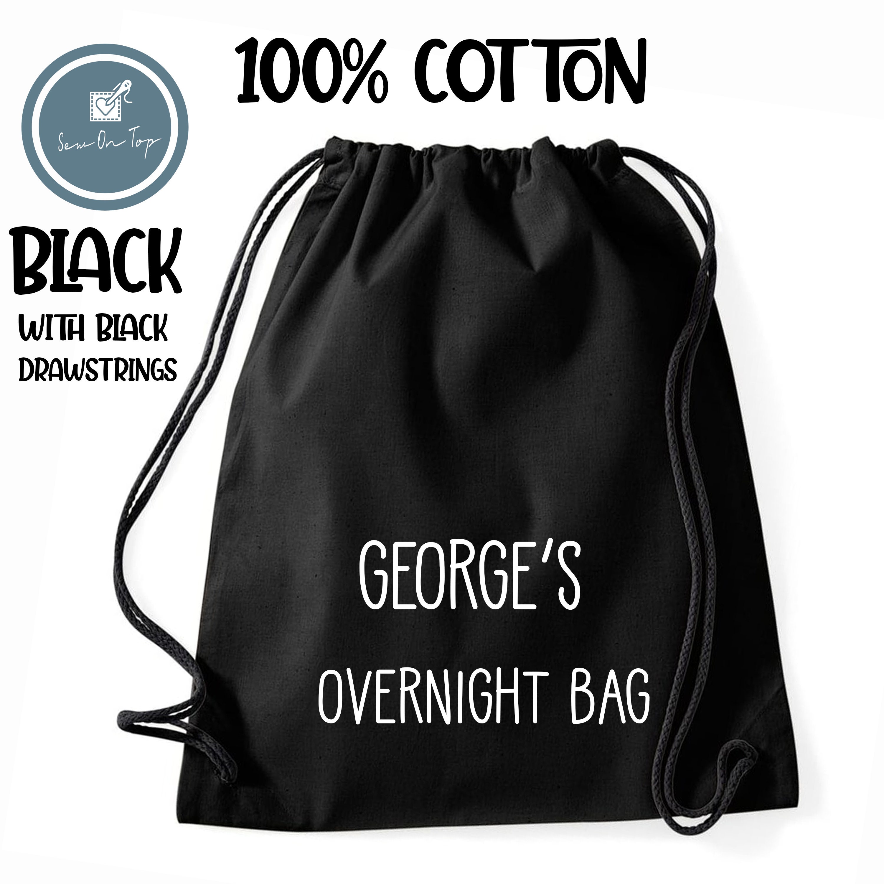 Personalised Gym Bag PE Bag Back to School Bag Cotton Etsy UK