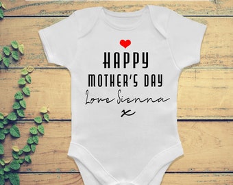 our first mother's day, Mothers day babygrow, mother's day baby grow, mothers day bodysuit, my first mothers day, new mum, bodysuit, gift