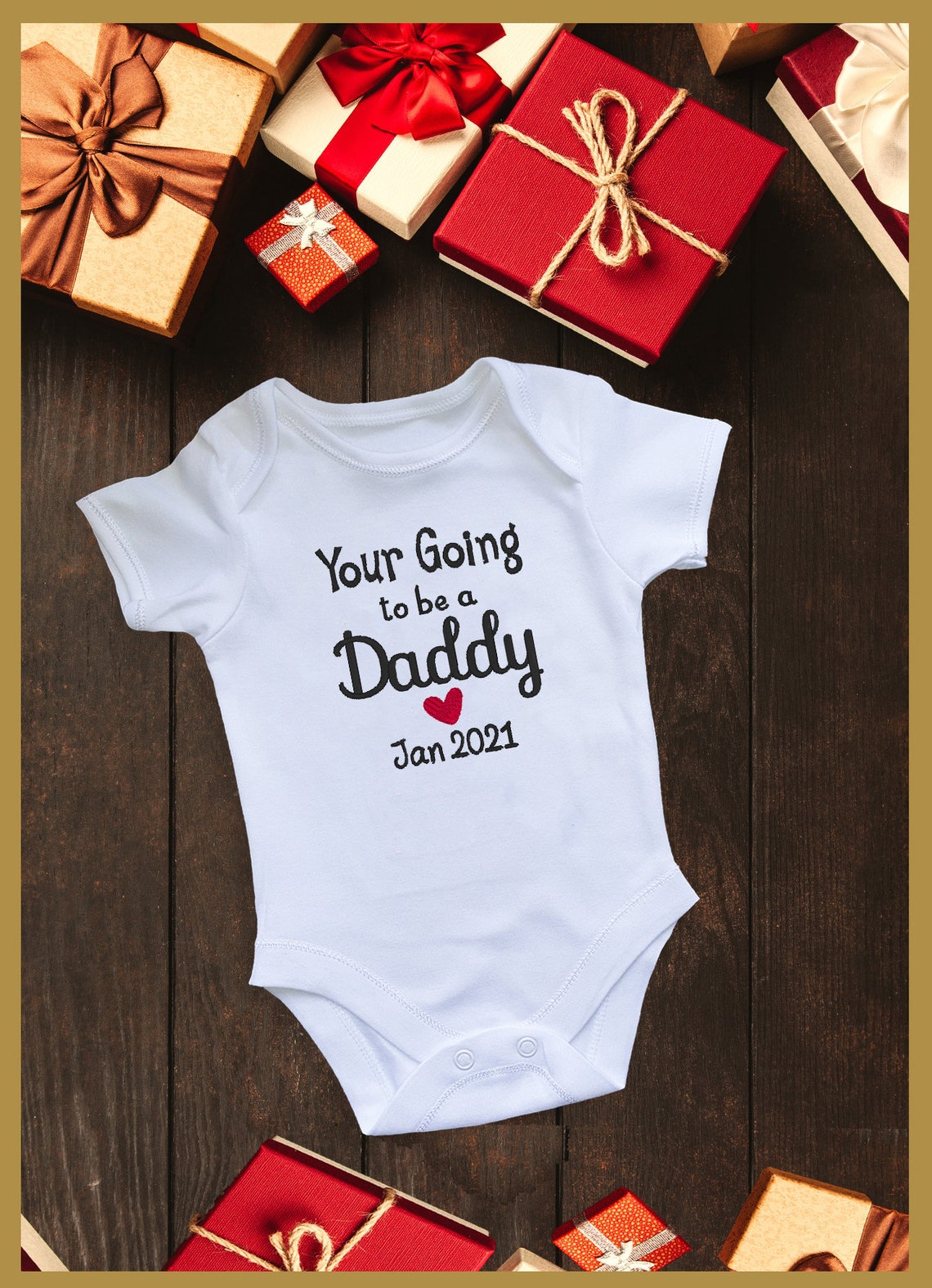 Baby Announcement Pregnancy Announcement Surprise Daddy New Etsy UK