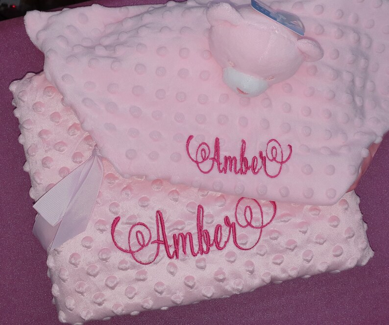 Personalised Embroidered Baby Blanket and Baby Comforter New Etsy UK