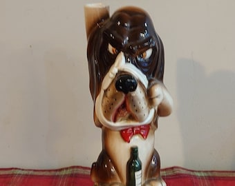 Bottiglia di gin / Stein Musical Hound - &quot;It&#39;s a Dog&#39;s Life&quot; L&#39;ultimo colpo