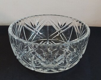 Vintage Glass Fruit Bowl.