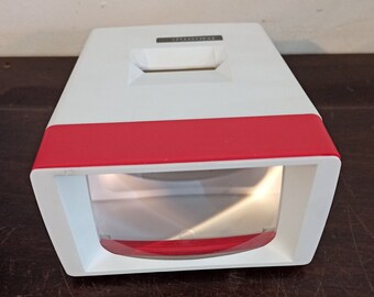 Retro Photax Solar 4 Slide Viewer. Working Condition. Some Used Slides.