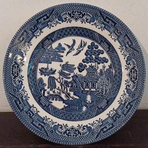 Decorative Willow Display Plate. Very Good Condition.