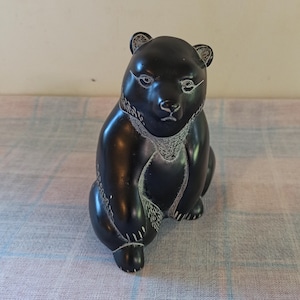 Canadian Boma, Black Bear Ornament. Very Good Condition.