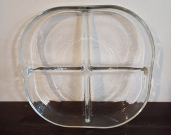 Vintage Glass Nibbles Dish. Very Good Condition.