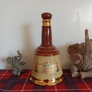 Bells Scotch Whiskey Decanter, Made by Wade. Very Good Condition.