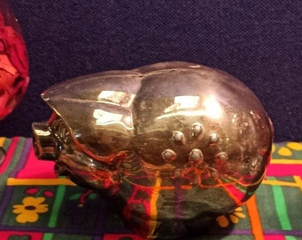 Vintage Pig Money Box - Good Condition - Metal