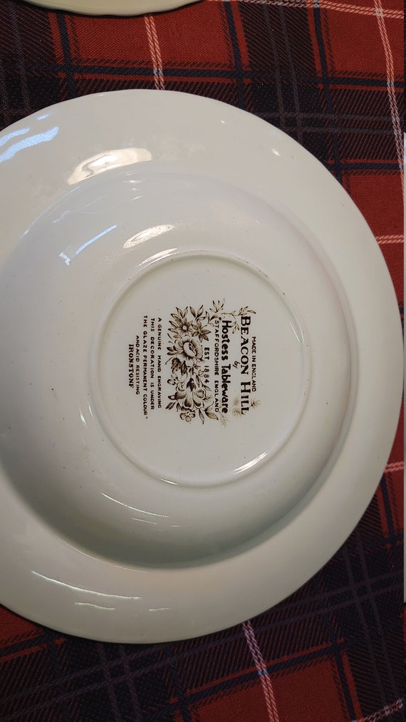 Two Ironstone Beacon Hill Hostess Tableware Bowls - Yellow and