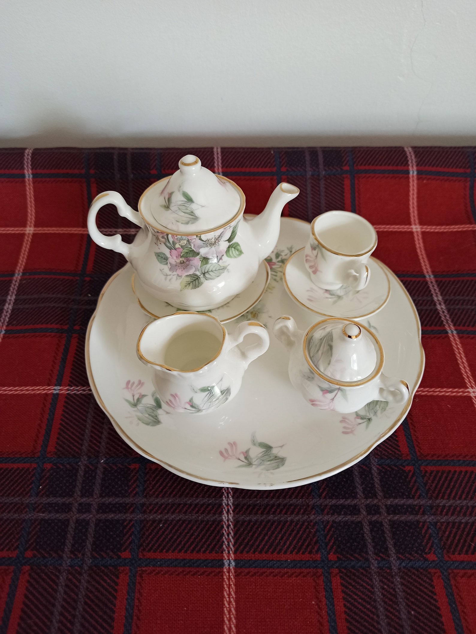 Vintage Fortnum and Mason Miniature Tea Set for One. Excellent Etsy