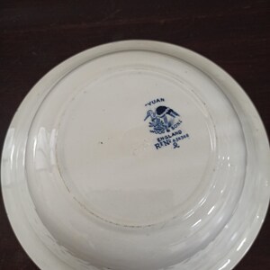 Vintage Fruit Bowl. Blue And White. "Yuan" by Wood and Sons. Excellent Condition. image 6