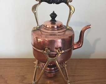 20世紀初頭の大型アンティーク銅ケトル - Etsy 日本