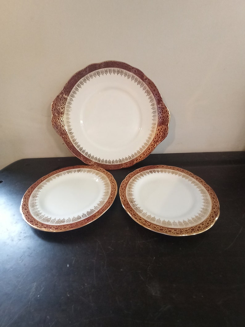 Set of 3 Duchess Winchester Fine Bone China Decorative Plates. Etsy UK