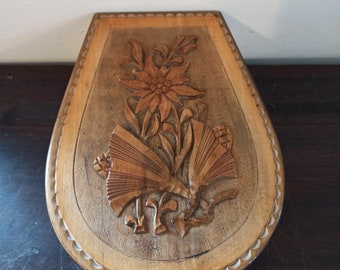 Wooden Vintage Vanity Mirror. Portable, Foldable.