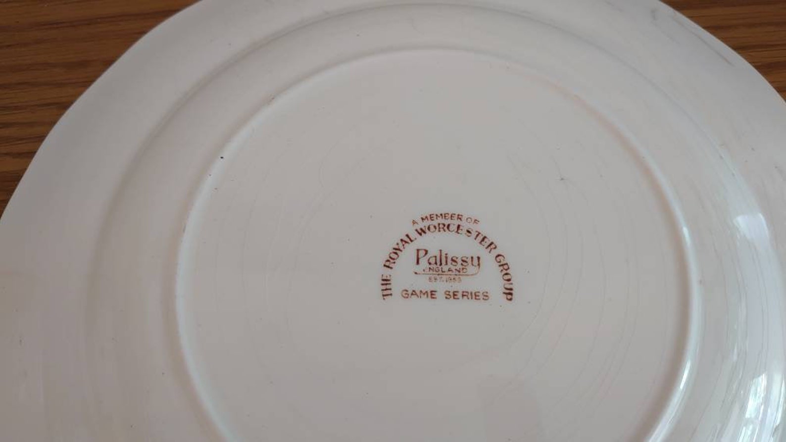 Palissy Pottery Royal Worcester Group Game Series Wall Plate Etsy UK