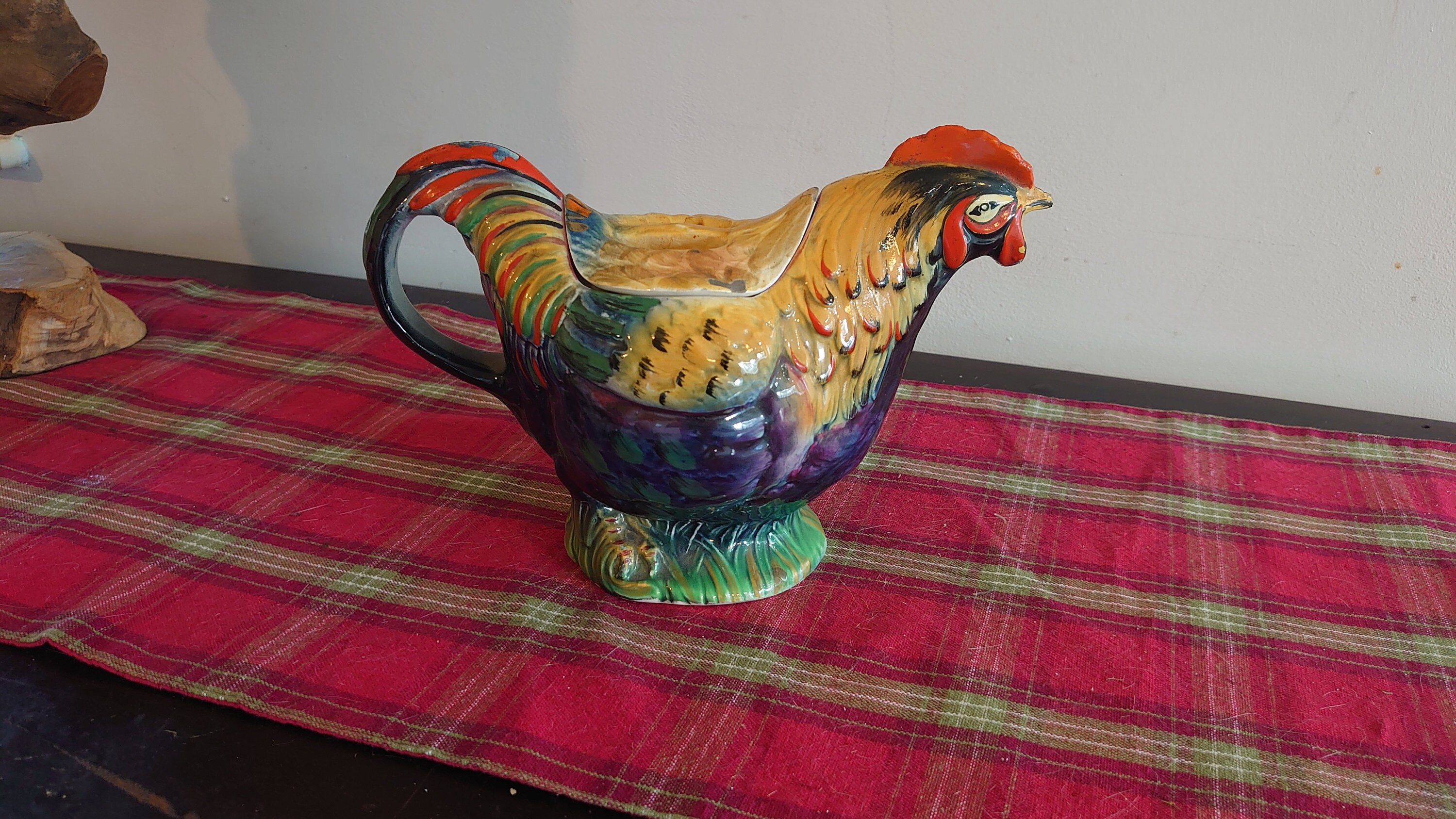 Original Retro Chicken Rooster Teapot 1960s 1970s Vintage Etsy