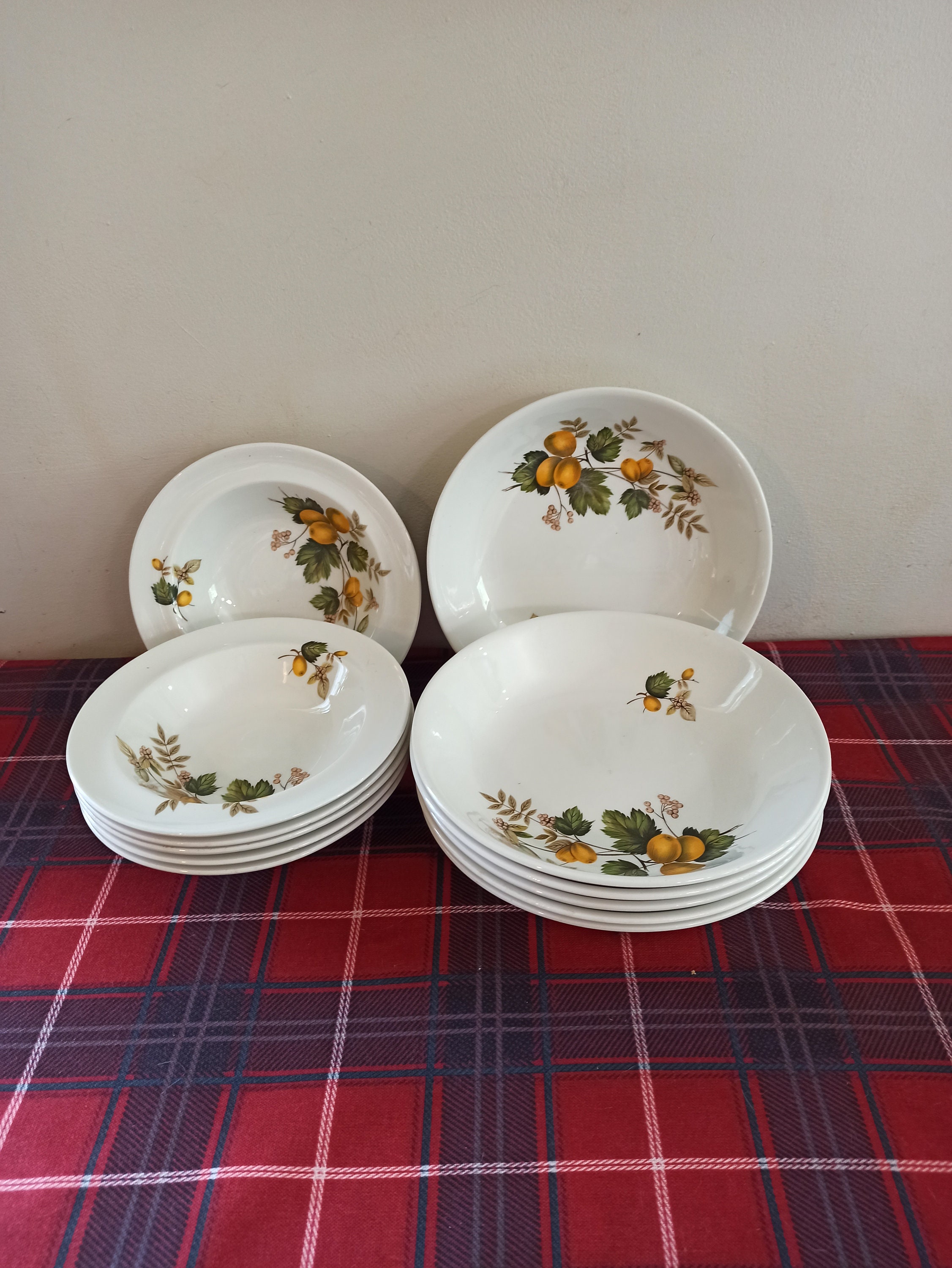 Set of 12 Dessert / Pudding Bowls. 6 Large 6 Small. By Etsy
