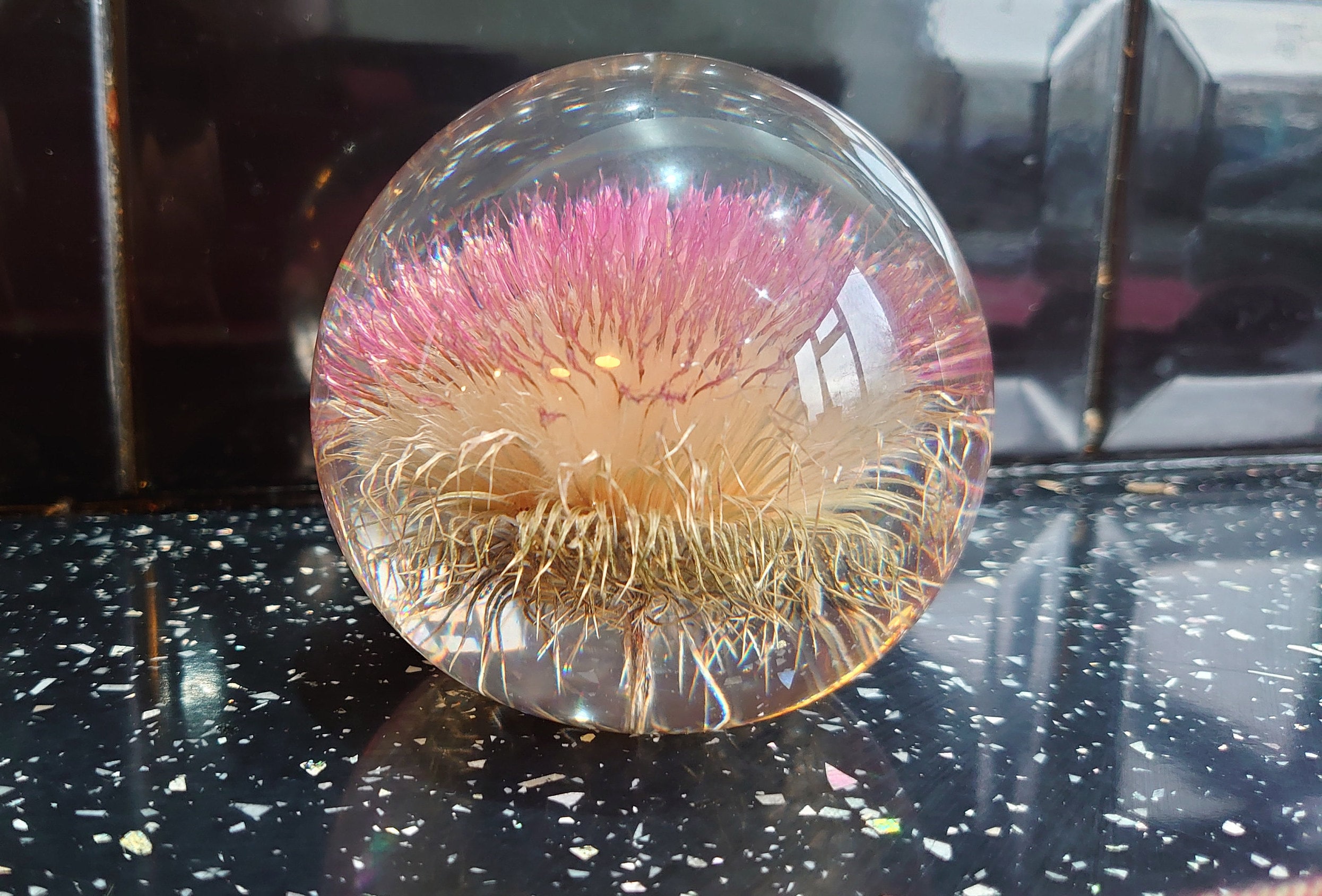 Office Products HAFOD GRANGE Round Resin Paperweight Office Supplies Desk