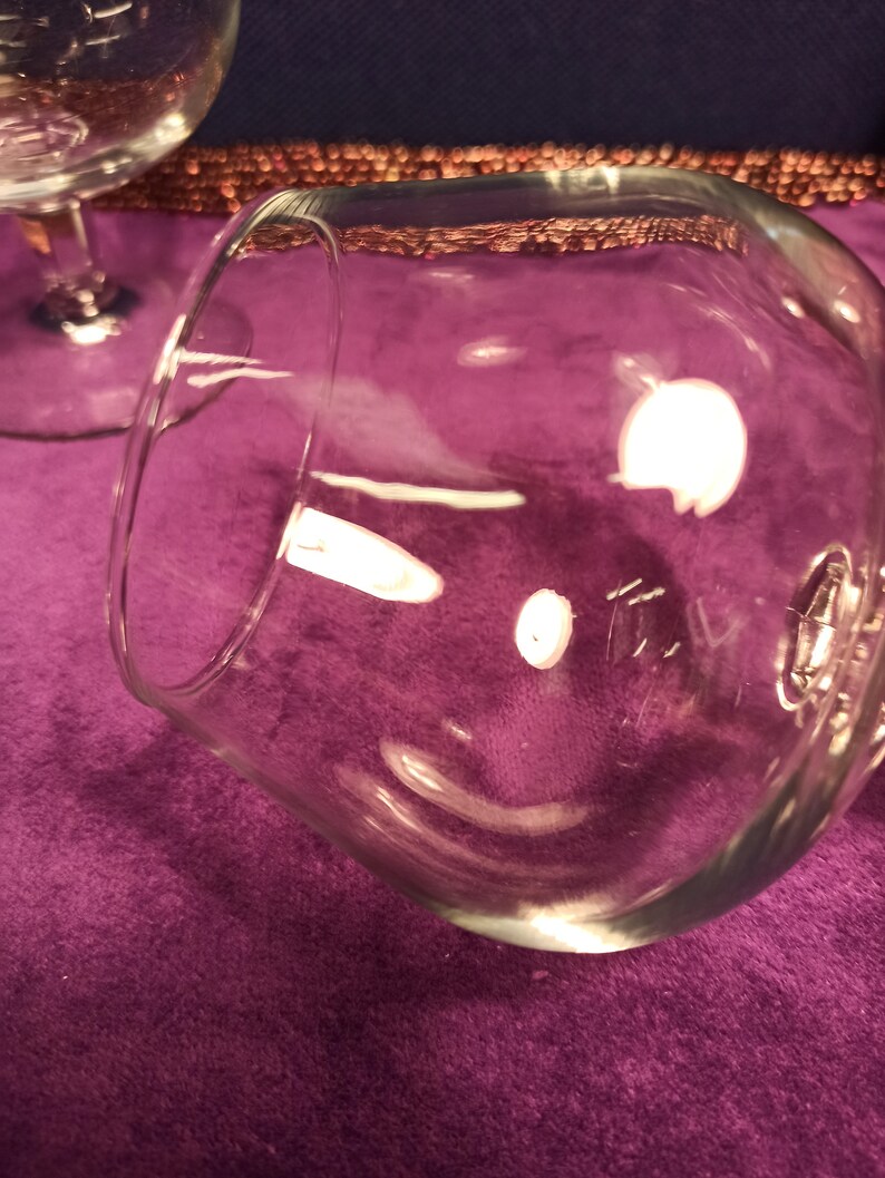 Pair of Brandy Glasses. Very Good Condition. Etsy UK