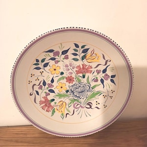 Stort vintagefat från Poole keramik. 33 cm brett. Mycket gott skick.