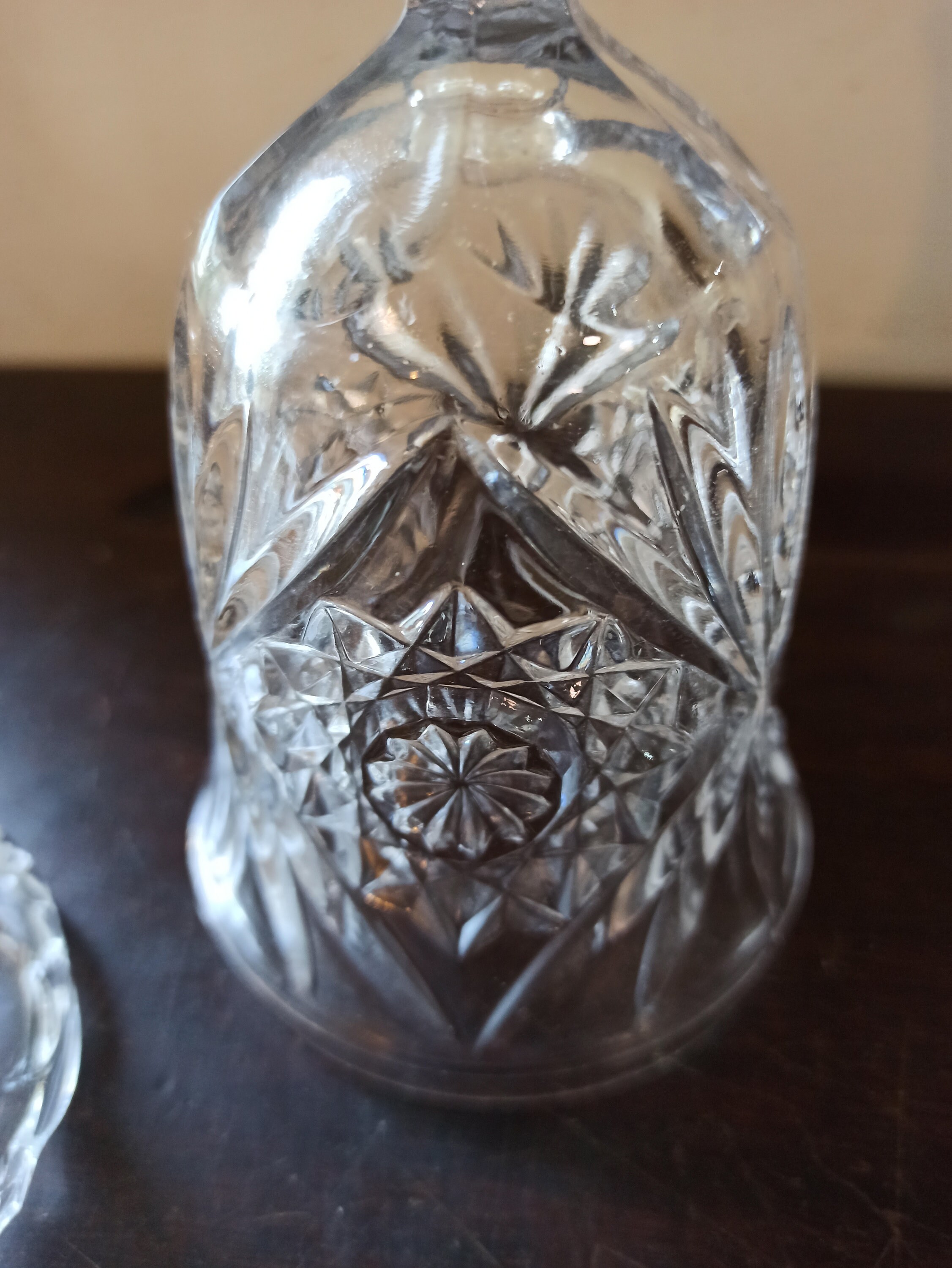 Glass Bells. 4 Vintage Lead Crystal Glass Bells. Very Good Etsy