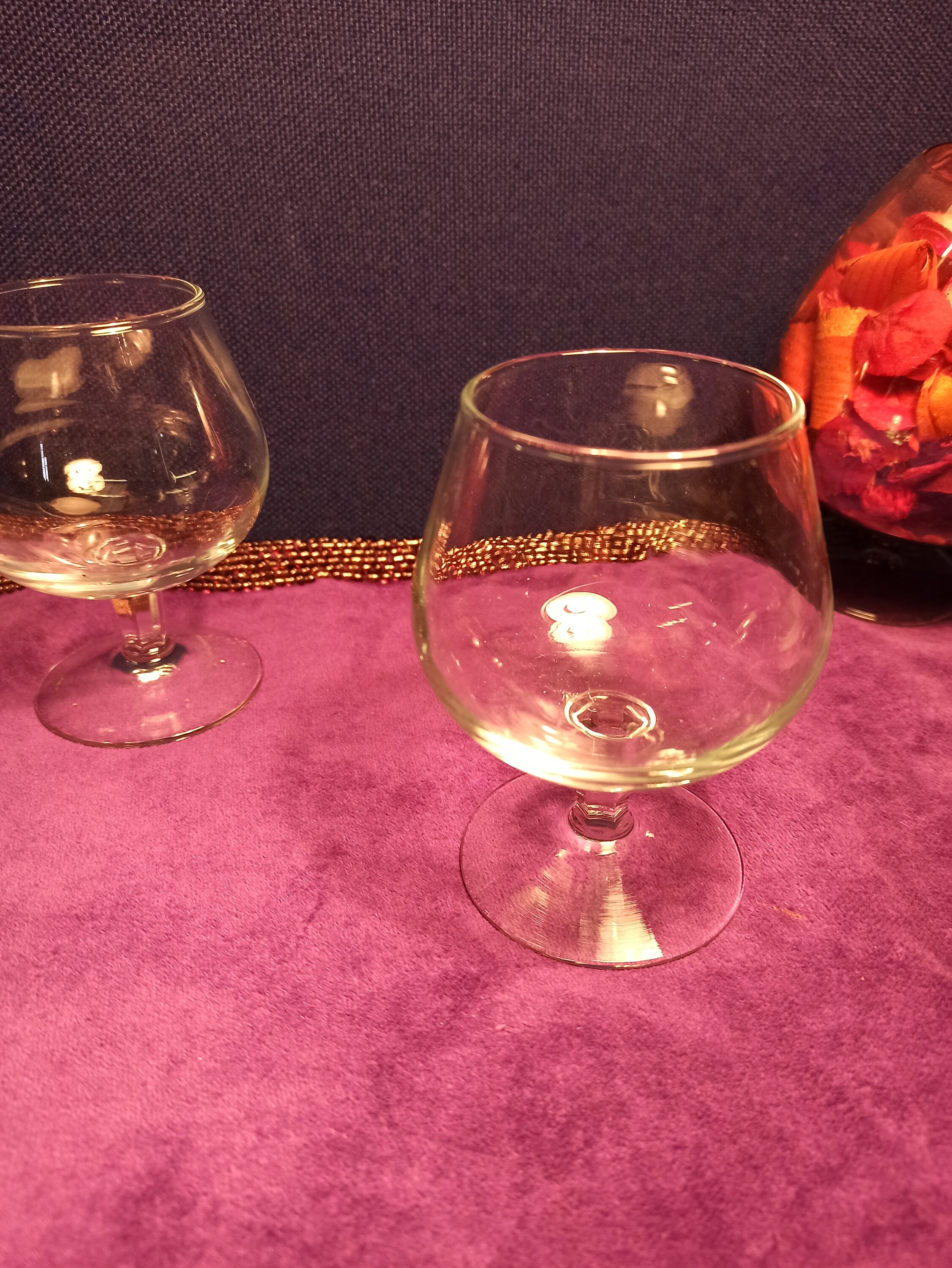 Pair of Brandy Glasses. Very Good Condition. Etsy UK
