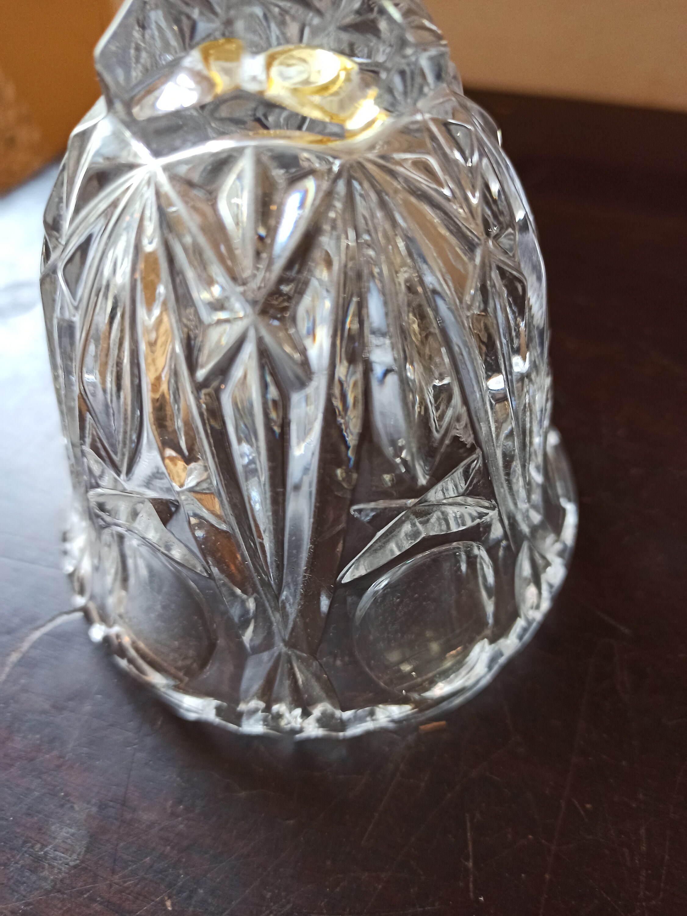 Glass Bells. 4 Vintage Lead Crystal Glass Bells. Very Good Etsy