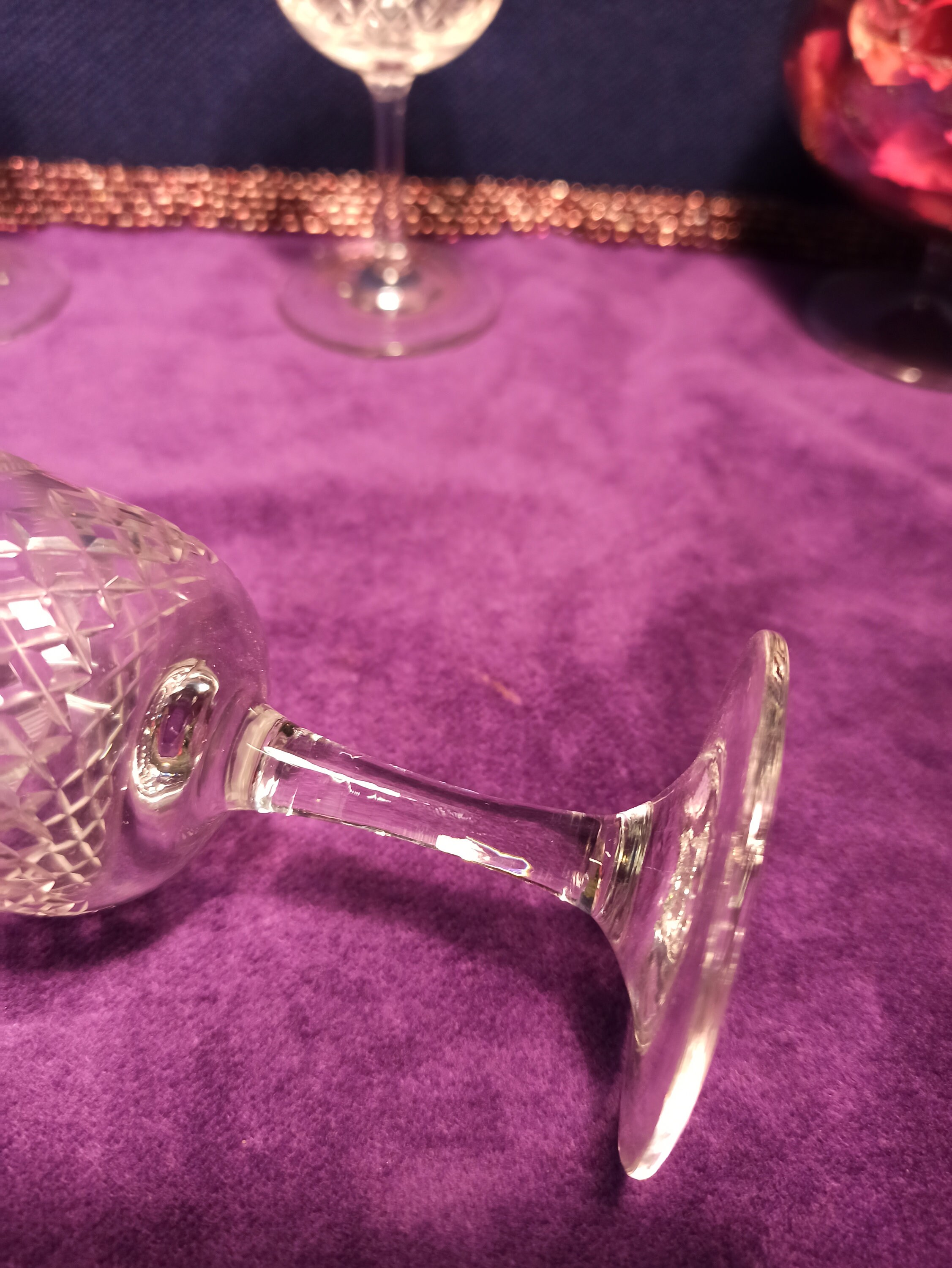 Set of 4 Liqueur Cordial Stem Glasses. Very Condition. Etsy