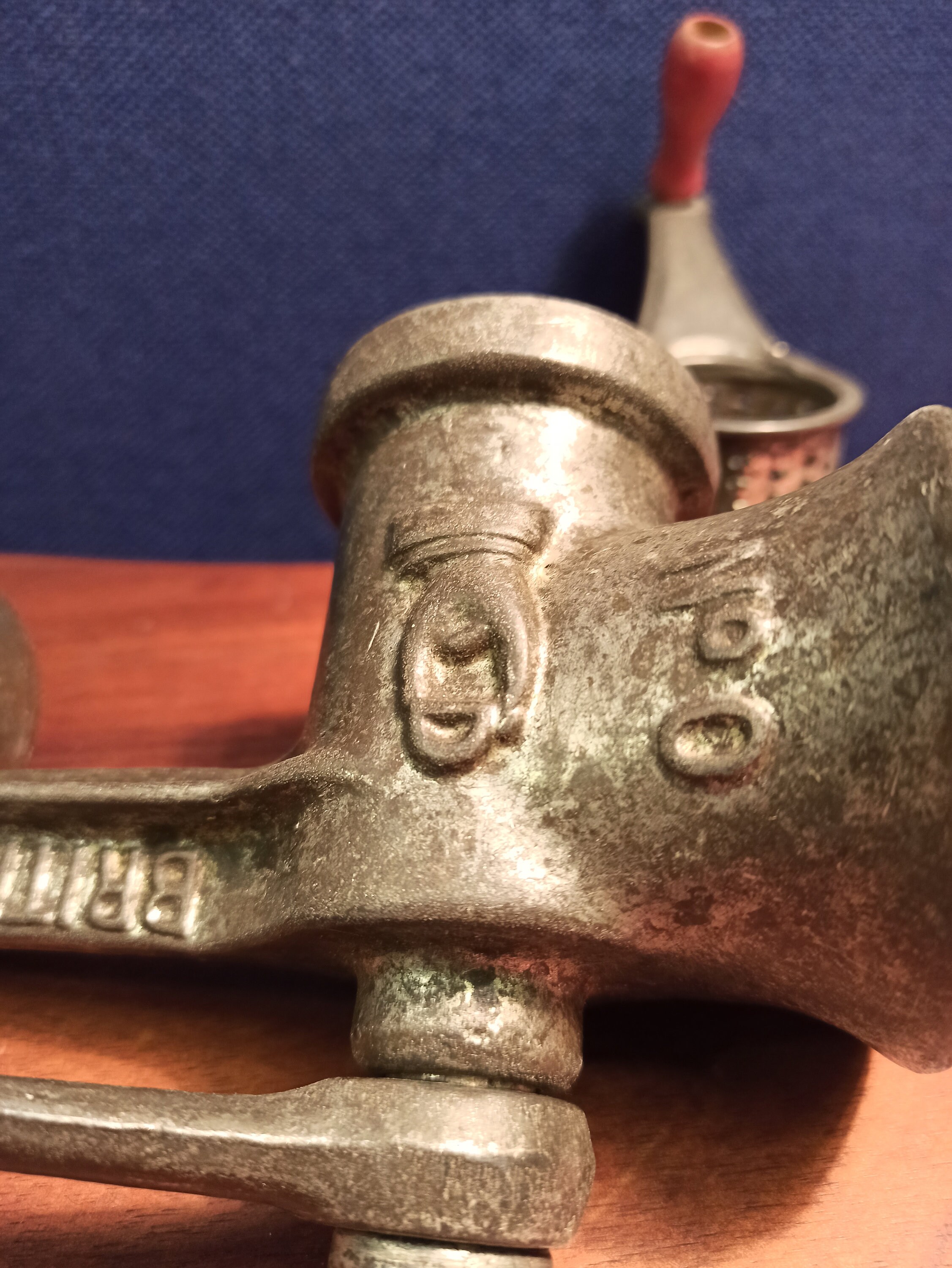 アンティークな英国製ミートミンサー。作業面に取り付けます。 - Etsy 日本