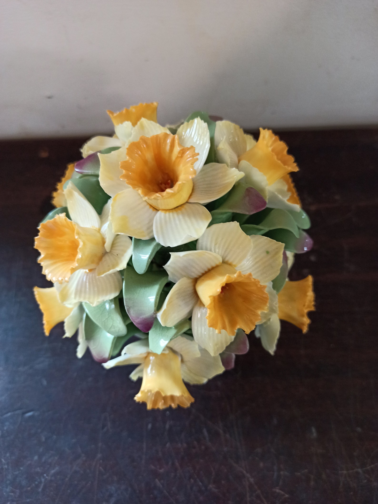 Aynsley Daffodils Flower Decoration Ornament. Fine Bone China. Etsy