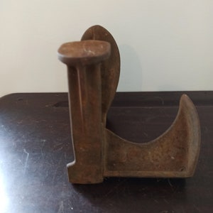 Vintage Cobblers Shoe Last. Cast Iron. Plus Two Small Shoe Lasts.