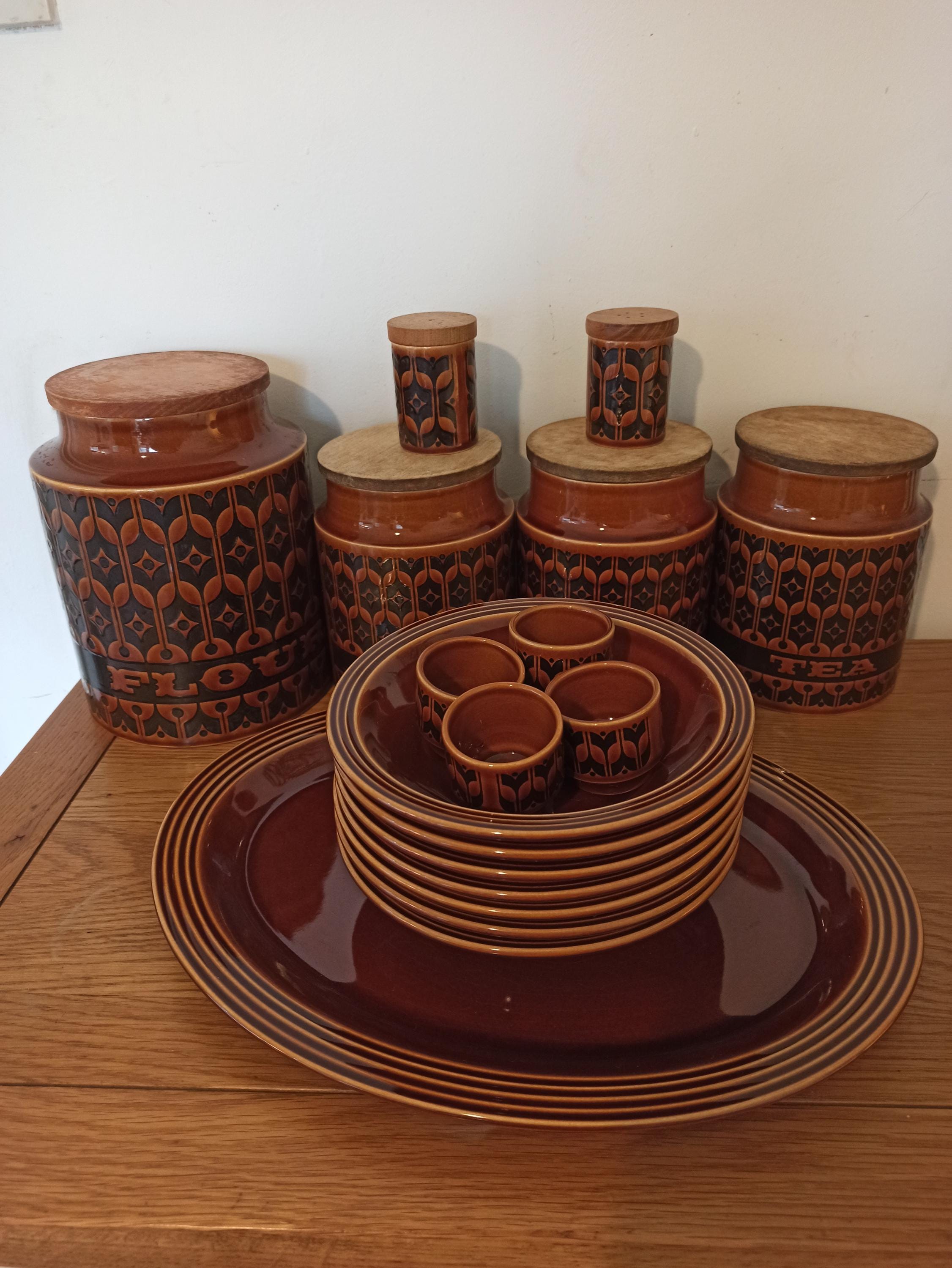 Vintage Hornsea Heirloom Dinner and Tea Set - Good to Very Good